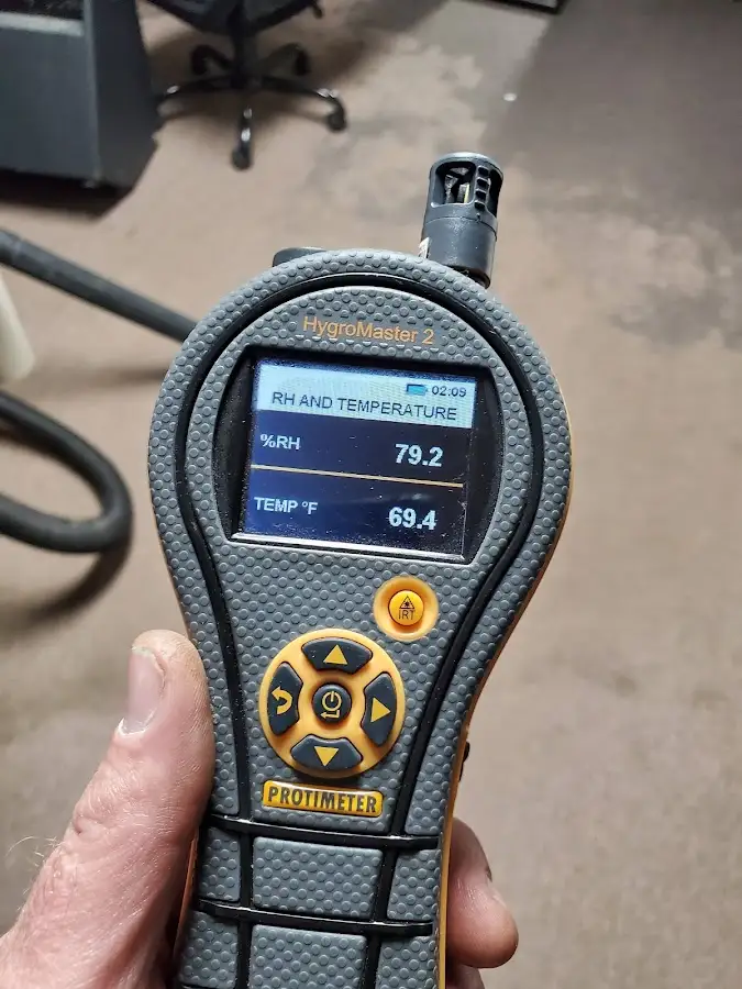Moisture meter humidity assessment for Fire & Smoke Damage Restoration in Tucker